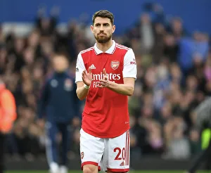 Everton V Arsenal 2022-23 Prints: Jorginho Pays Tribute: Everton vs. Arsenal, Premier League 2022-23