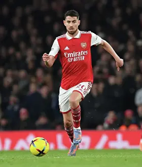 Arsenal V Manchester City 2022-23 Prints: Jorginho's Battle: Arsenal vs. Manchester City - Premier League Showdown