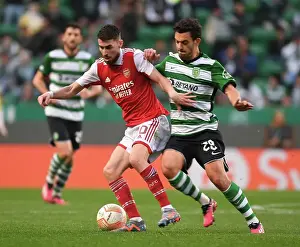 Sporting Lisbon V Arsenal 2022-23 Prints: Jorginho's Breakthrough: Arsenal's Thrilling Europa League Debut vs