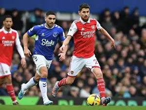 Everton V Arsenal 2022-23 Prints: Jorginho's Breakthrough: Arsenal's Thrilling Triumph Over Everton (Premier League 2022-23)
