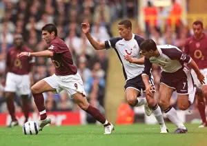 Jose Reyes (Arsenal) Jermaine Jenas and Paul Stalteri (Tottenham)