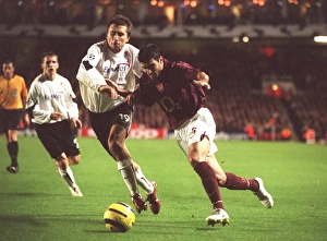 Arsenal v Sparta Prague (2005-6) Collection: Jose Reyes (Arsenal) Martin Petras (Sparta). Arsenal 3: 0 Sparta Prague