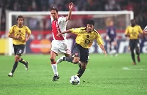 Ajax v Arsenal - Champions League 2005-6 Collection: Jose Reyes (Arsenal) Olaf Lindenbergh (Ajax)