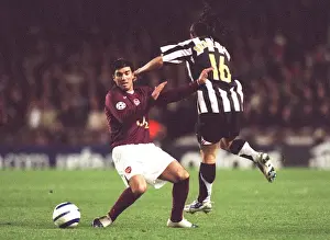 Classic Match Prints: Jose Reyes Scores for Arsenal Against Juventus in Champions League Quarter-Final at Highbury