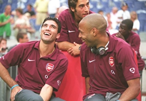 Jose Reyes with Thierry Henry (Arsenal). Ajax 0:1 Arsenal