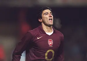 Arsenal V Reading 2005-6 Prints: Jose Reyes Thrilling Goal: Arsenal Crushes Reading 3-0 in Carling League Cup