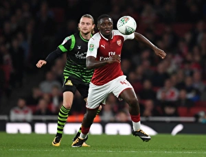Arsenal V Doncaster Rovers - Carabao Cup 2017-18 Prints: Josh Dasilva in Action: Arsenal vs Doncaster Rovers, Carabao Cup 2017-18