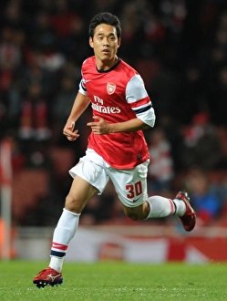 Arsenal V Chelsea - Capital One Cup 4th Rd 2013-14 Prints: Ju-Young Park in Action: Arsenal vs. Chelsea, Capital One Cup 2013-14