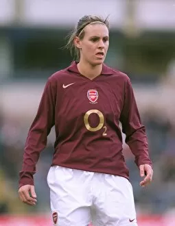 Chartlton v Arsenal Ladies LCF 2005-06 Collection: Julie Fleeting (Arsenal). Arsenal Ladies 1: 2 Charlton Athletic