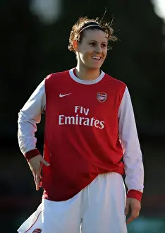 Arsenal Ladies V Rayo Vallecano 2010 - 11 Prints: Julie Fleeting (Arsenal). Arsenal Ladies 4: 1 Rayo Vallecano. Womens UEFA Champions League