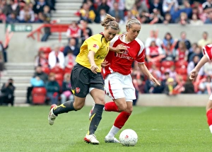 Julie Fleeting (Arsenal) Jo Potter (Charlton)