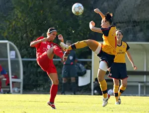 Arsenal Ladies V Neulengbach 2008-9 Prints: Julie Fleeting (Arsenal) Liese Brancao (Neulengbach)