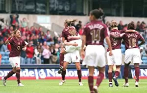 Images Dated 2nd May 2006: Julie Fleeting celebrates scoring Arsenals 2nd goal