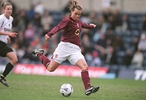 Chartlton v Arsenal Ladies LCF 2005-06 Collection: Julie Fleeting Scores First Goal: Arsenal Ladies Win FA Womens Premier League Cup vs Charlton
