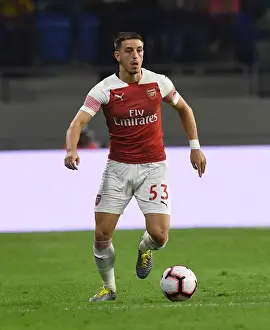Al-Nasr Dubai SC V Arsenal 2018-19 Prints: Julio Pleguezuelo in Action: Al-Nasr Dubai SC vs Arsenal (2018-19)