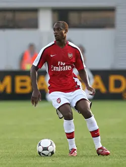 Burgenland XI V Arsenal Prints: Justin Hoyte in Action: Arsenal's Victory over Burgenland (28/7/2008)