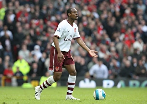 Manchester United V Arsenal 2007-8 Prints: Justin Hoyte (Arsenal)