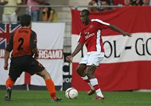 Images Dated 28th July 2008: Justin Hoyte (Arsenal) Ronnie Heinrich (Burgenland)