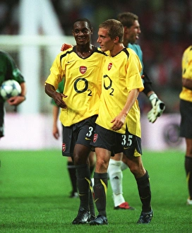 Justin Hoyte and Arturo Lupoli (Arsenal). Ajax 0:1 Arsenal Justin Hoyte and Arturo Lupoli (Arsenal). Ajax 0:1 Arsenal