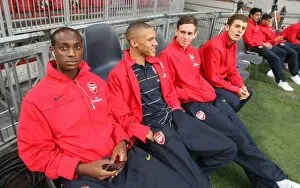Justin Hoyte, Kieran Gibbs, Mark Randall and Jack Wilshere (Arsenal)