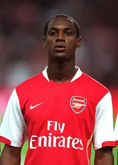 Arsenal V Sparta Prague 2007-08 Prints: Justin Hoyte's Triumph: Arsenal's 3-0 Victory Over Sparta Prague in the UEFA Champions League (2007)