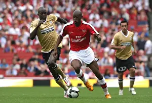 Arsenal V Juventus Prints: Juventus Edges Past Arsenal: Mohamed Sissoko Scores the Winner Against Abu Diaby in 2008 Emirates Cup