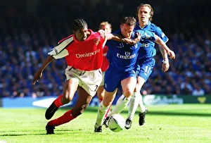 Arsenal v Chelsea FA Cup Final Collection: Kanu (Arsenal) Graeme Le Saux (Chelsea). Arsenal 2: 0 Chelsea. The AXA F