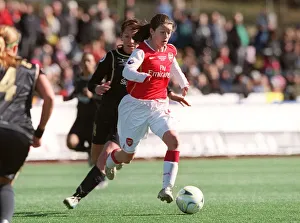 Images Dated 23rd April 2007: Karen Carney (Arsenal) Lise Klaveness (Umea)