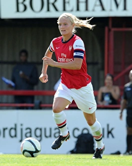 Arsenal Ladies V Lincoln Ladies 2012:13 Prints: Katie Chapman: In Action for Arsenal Ladies vs. Lincoln Ladies (FA WSL 2012-13)