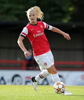 Arsenal Ladies v Barcelona 2012-13 Collection: Katie Chapman (Arsenal). Arsenal Ladies 4: 0 Barcelona. UEFA Womens Champions League