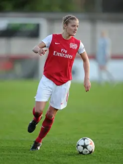 Arsenal Ladies V Rayo Vallecano 2011-12 Prints: Katie Chapman (Arsenal). Arsenal Ladies 5: 1 Rayo Vallecano. Womens UEFA Champions League