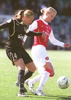 Images Dated 23rd April 2007: Katie Chapman (Arsenal) Karolina Westberg (Umea)