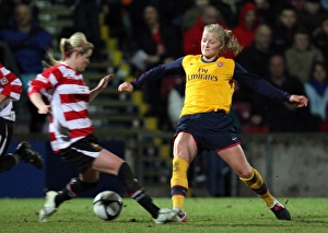 Katie Chapman (Arsenal) Natasha Hughes (Doncaster)