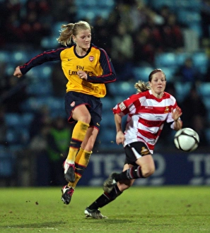 Katie Chapman (Arsenal) Vicki Exley (Doncaster)