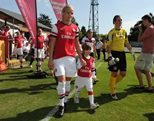 Arsenal Ladies V Lincoln Ladies 2012:13 Prints: Katie Chapman Leads Arsenal Ladies in FA WSL Match against Lincoln Ladies