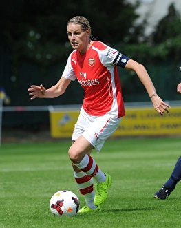 Millwall Lionessess V Arsenal Ladies 2014 Prints: Kelly Smith in Action: Arsenal Ladies vs. Millwall Lionesses - WSL Cup