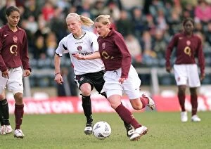 Images Dated 5th May 2006: Kelly Smith (Arsenal) Katie Chapman (Charlton)