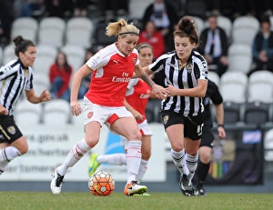 Kelly Smith (Arsenal Ladies) Angharad James (Notts County)