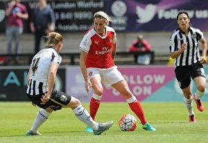 Arsenal Ladies v Notts County WSL 10th July 2016 Gallery: Kelly Smith (Arsenal Ladies) Danielle Buet (Notts County)