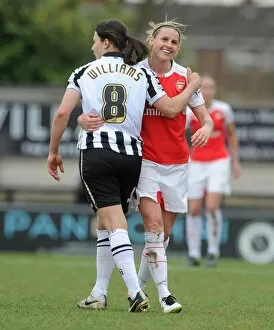 Kelly Smith (Arsenal Ladies) Rachel Williams (Notts County)