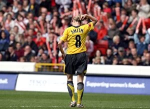 Arsenal Ladies v Charlton - FA Cup Final 2006-07 Collection: Kelly Smith celebrates scoring her 2nd goal Arsenals 4th