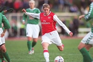 Breidablik v Arsenal Ladies 2006-07 Collection: Kelly Smith scores her 2nd goal for Arsenal