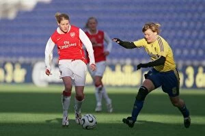 Images Dated 7th November 2006: Kelly Smith Scores Brilliant Goal Against Brondby: Arsenal Ladies Advance to UEFA Women's Cup