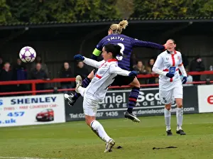 Arsenal Ladies V ASD Torres 2013 Prints: Kelly Smith Scores Dramatic Goal Against ASD Torres CF in Arsenal Ladies UEFA Women's Champions League Quarterfinal
