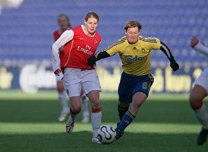 Brondby v Arsenal Ladies 2006-07 Collection: Kelly Smith's Brilliant Goal: Arsenal Ladies Reach UEFA Women's Cup Final