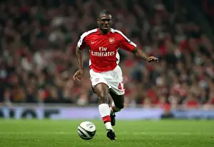 Kerrea Gilbert in Action: Arsenal's 2-1 Carling Cup Victory over Liverpool at Emirates Stadium (2009)