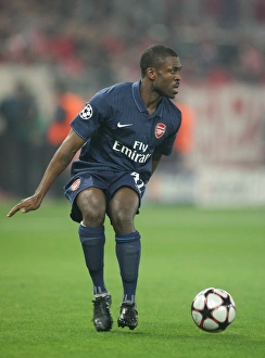 Olympiacos V Arsenal 2009-10 Prints: Kerrea Gilbert (Arsenal). Olympiacos 1: 0 Arsenal, UEFA Champions League