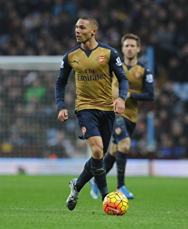 Aston Villa V Arsenal 2015-16 Prints: Kieran Gibbs in Action: Arsenal vs. Aston Villa, Premier League 2015-16