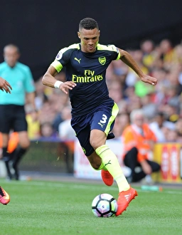 Watford V Arsenal 2016-17 Prints: Kieran Gibbs in Action: Arsenal vs. Watford, Premier League 2016-17