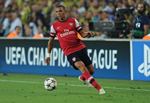 Kieran Gibbs in Action: Arsenal vs. Fenerbahce, UEFA Champions League Play-offs (2013)